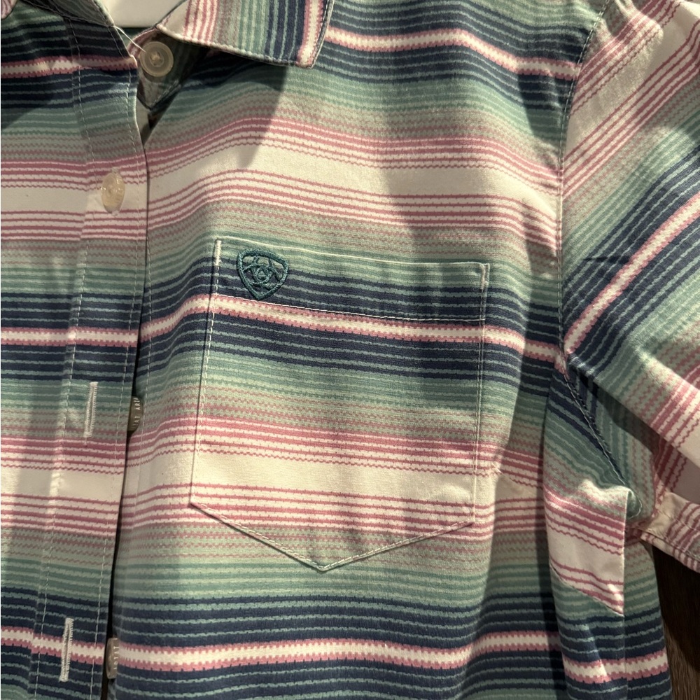 Ariat Multicolor Striped Button Down Shirt